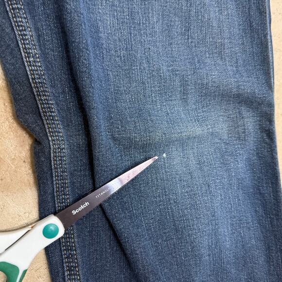 Vintage GAP 33X30 Straight Jeans Blue Denim Rugged‎ Distressed Urban Utility 90s - Picture 5 of 9